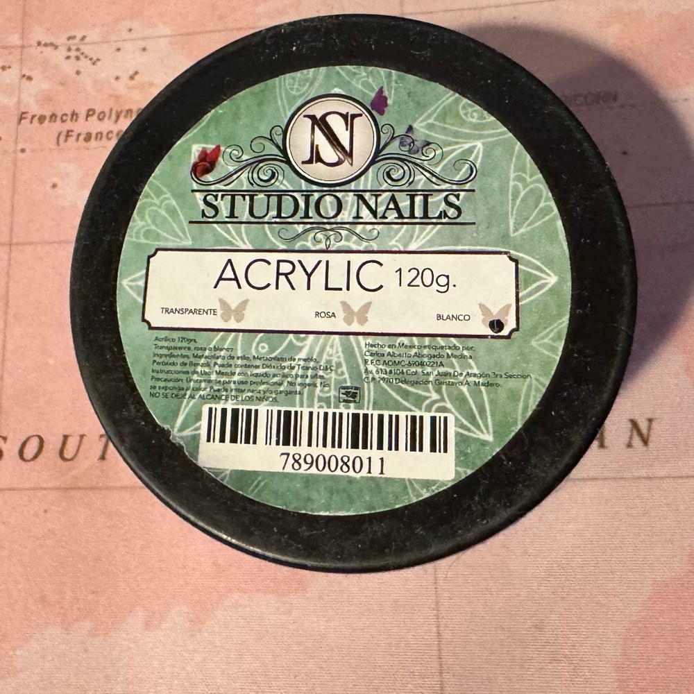 Acrylic WHITE power nail